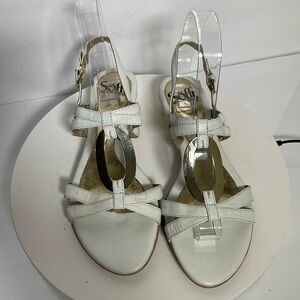 Sofft white sandals size 6.5